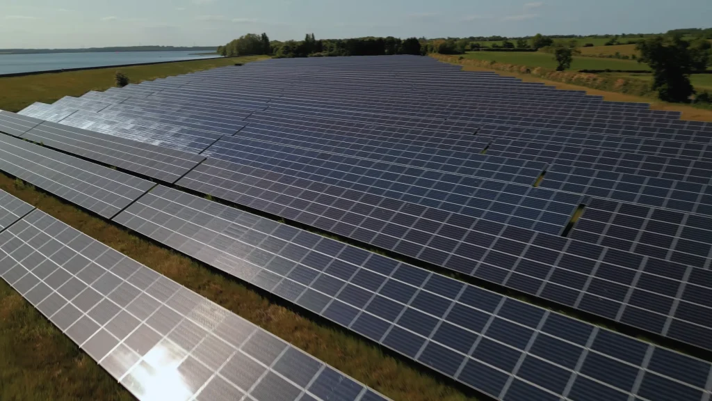Grafham Water solar panels
