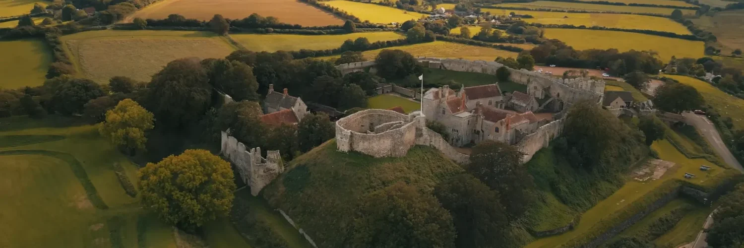 Carisbrooke Castle: A Drone’s Eye View