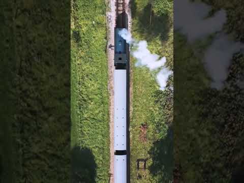 Isle of Wight Steam train drone shot – Short